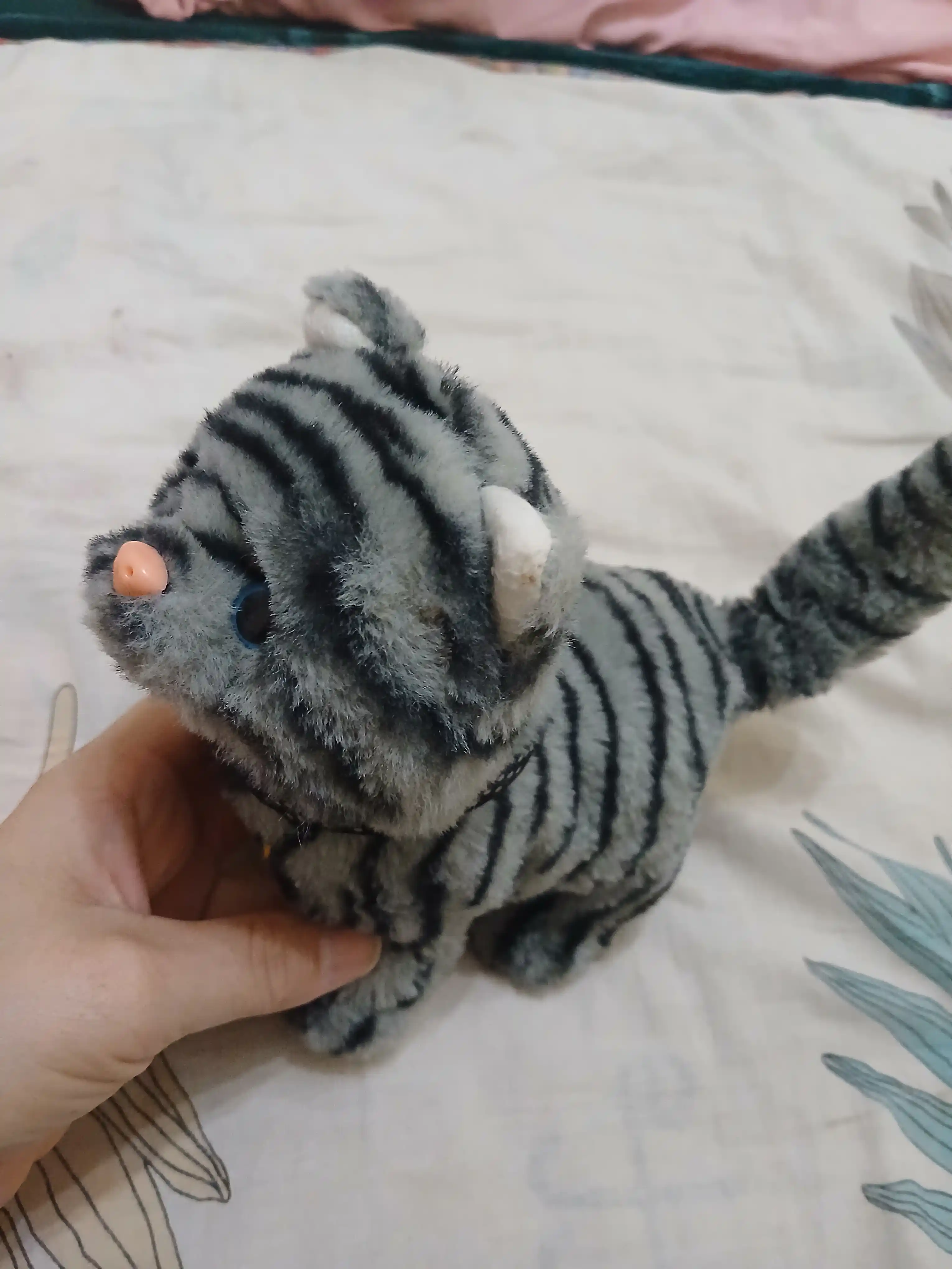 Котенок игрушка интерактивная, кошка робот, собачка робот, умный кот ходит, мяукает, лает
