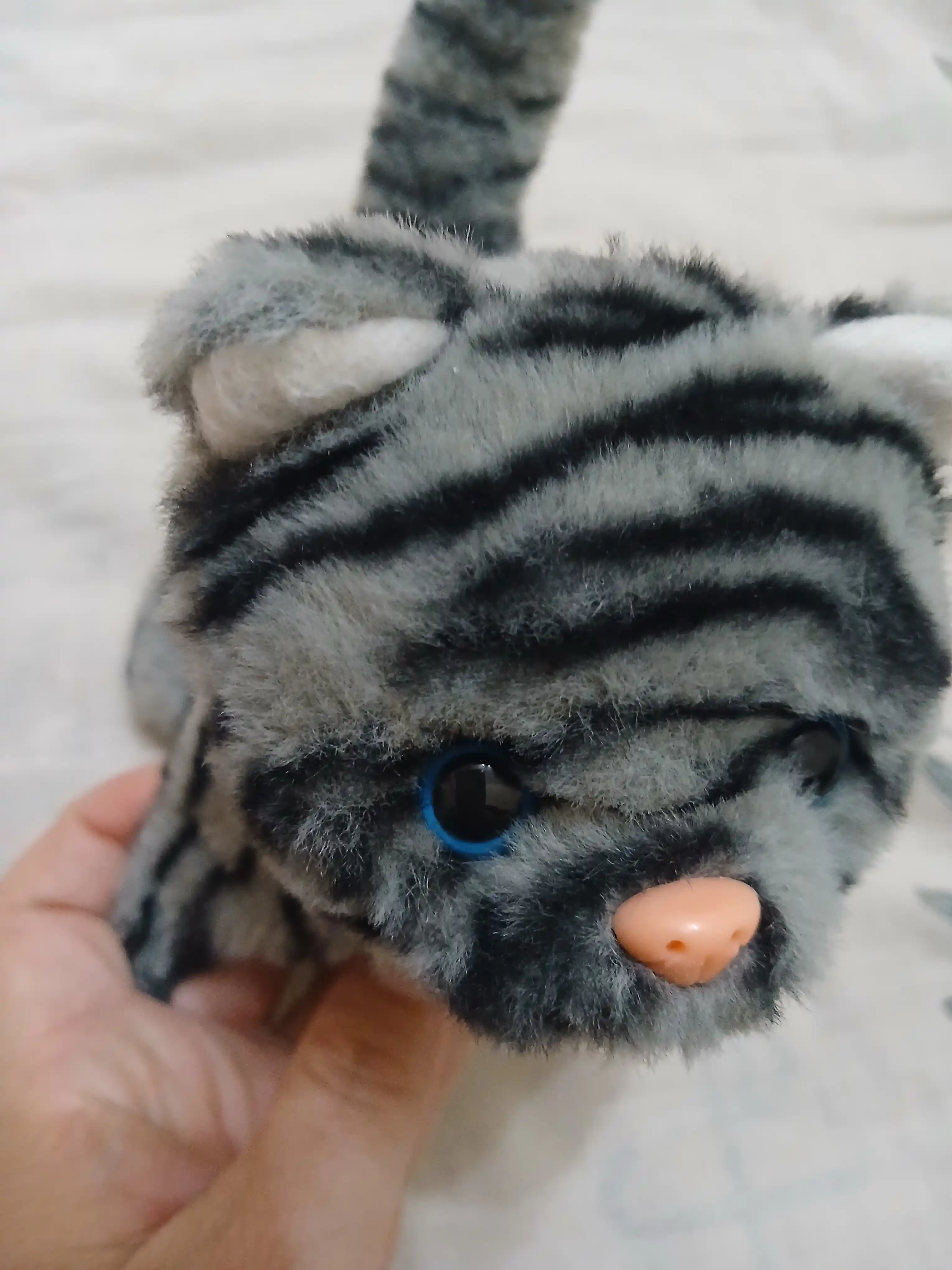 Котенок игрушка интерактивная, кошка робот, собачка робот, умный кот ходит, мяукает, лает