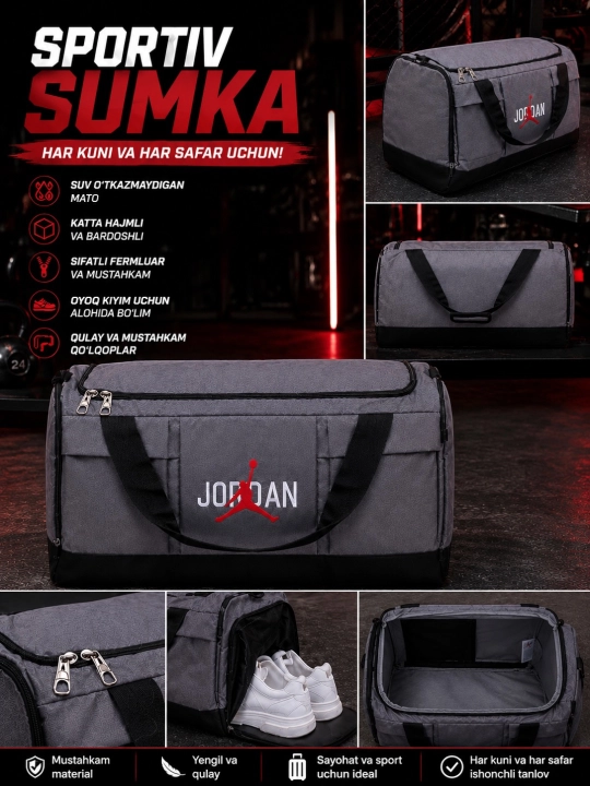 Sumka universal sport, yo‘l, sayohat, erkaklar va ayollar uchun 2 tasi 1 da