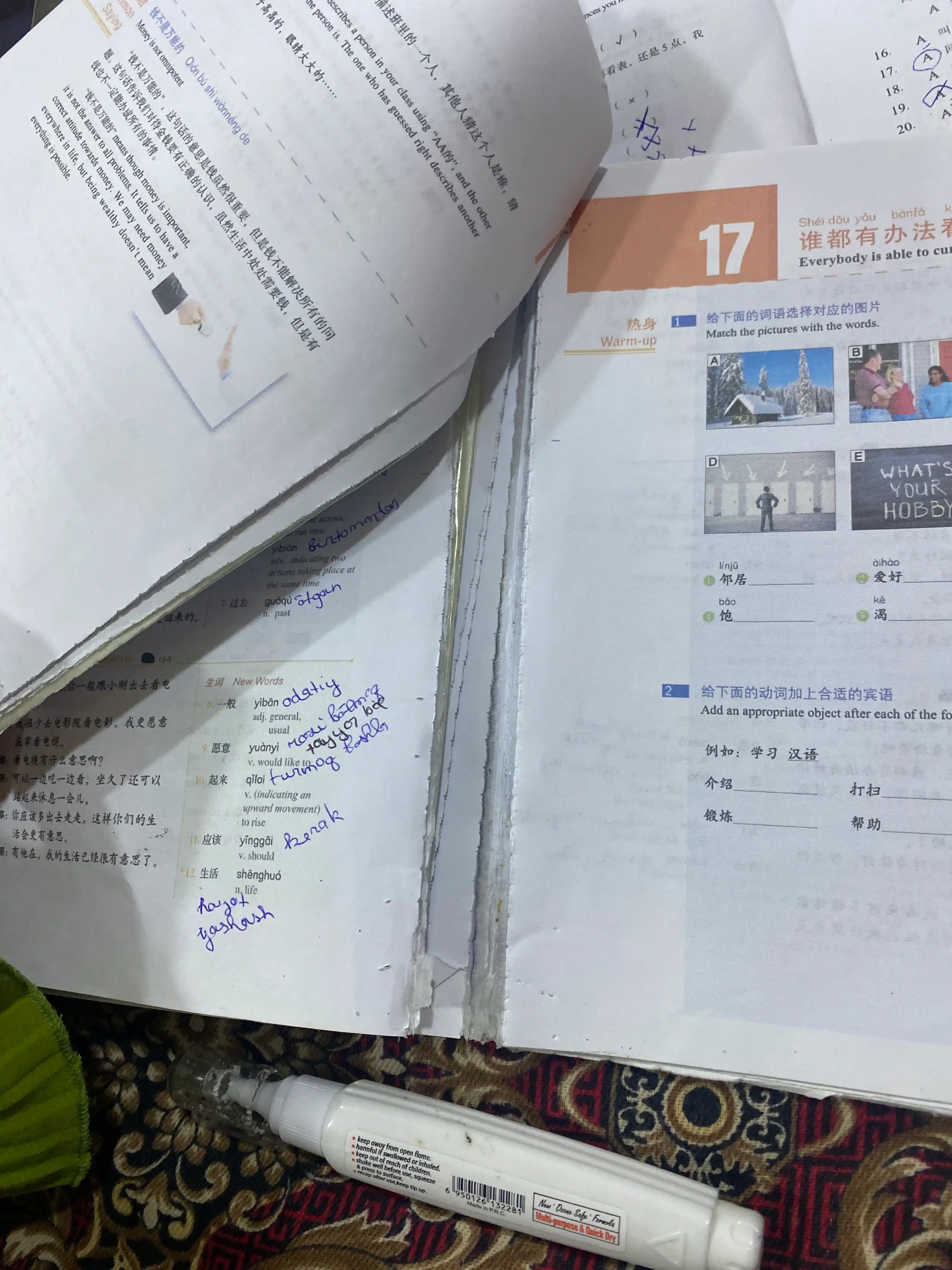 HSK Standard Course 1,2,3, Student's book+Workbook A5 format Jiang Liping