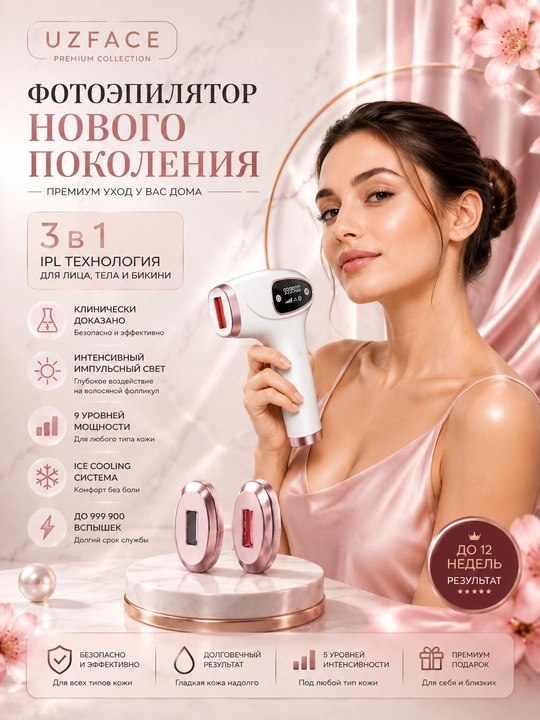 MLAY professional fotoepilyatori, ikkita qo'shimcha - 