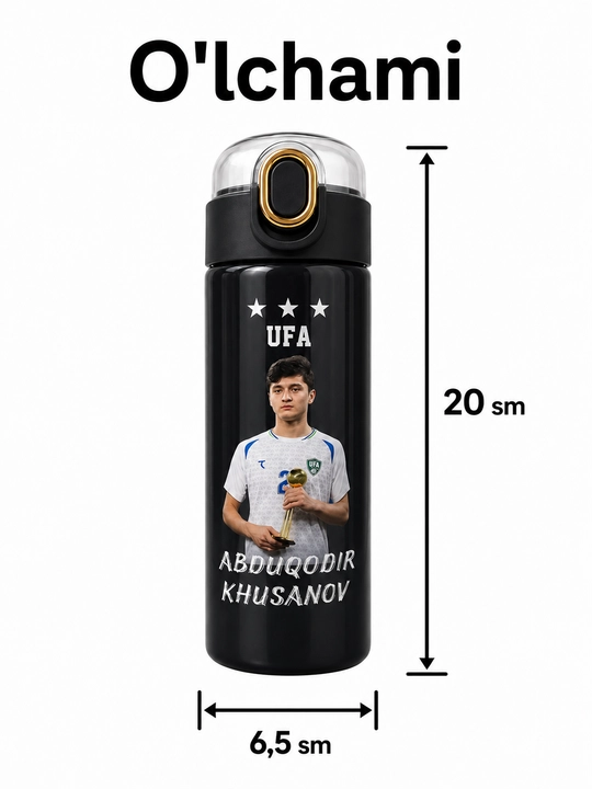 Termos, 400 ml, o'g'il bolalar uchun, maktab uchun zanglamaydigan po'latdan termos