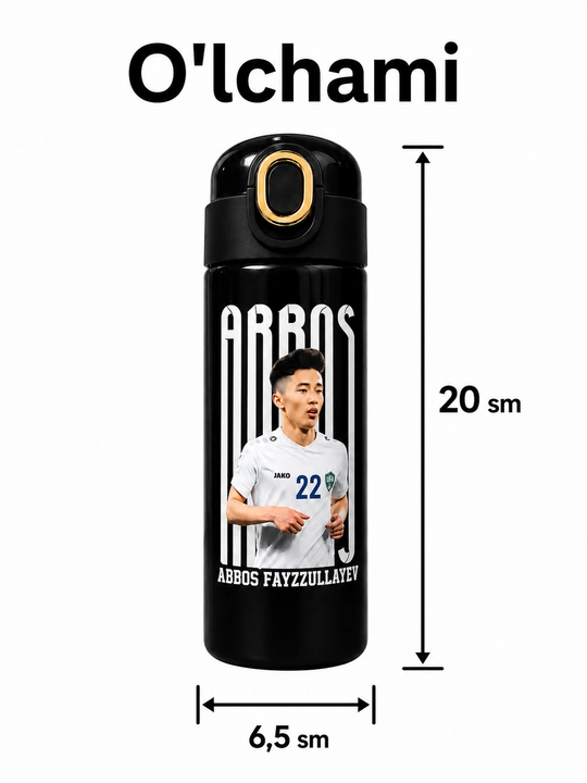Termos, 400 ml, o'g'il bolalar uchun, maktab uchun zanglamaydigan po'latdan termos