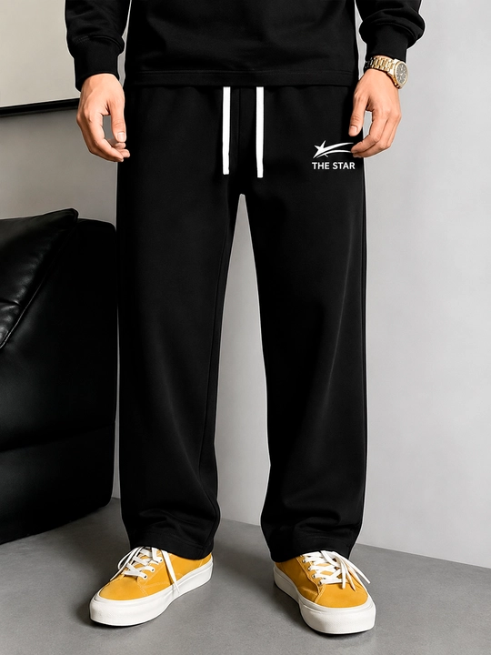Erkaklar uchun keng sport shimi (triko), oversized