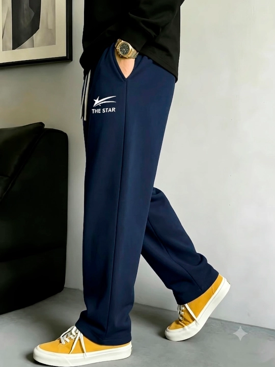 Erkaklar uchun keng sport shimi (triko), oversized