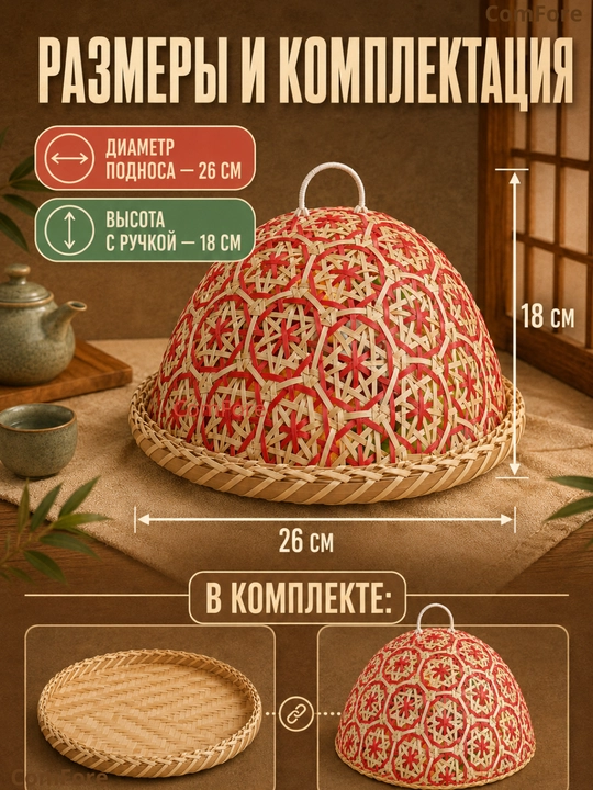 Хлебница из бамбука с крышкой, корзина для хлеба, контейнер для выпечки и фруктов, посуда