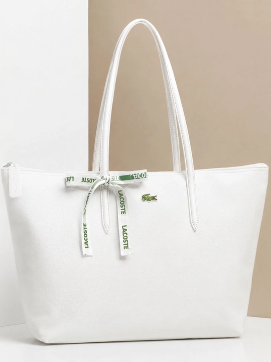 Lacoste uslubidagi ayollar xarid sumkasi, kundalik va universitet uchun mo‘ljallangan