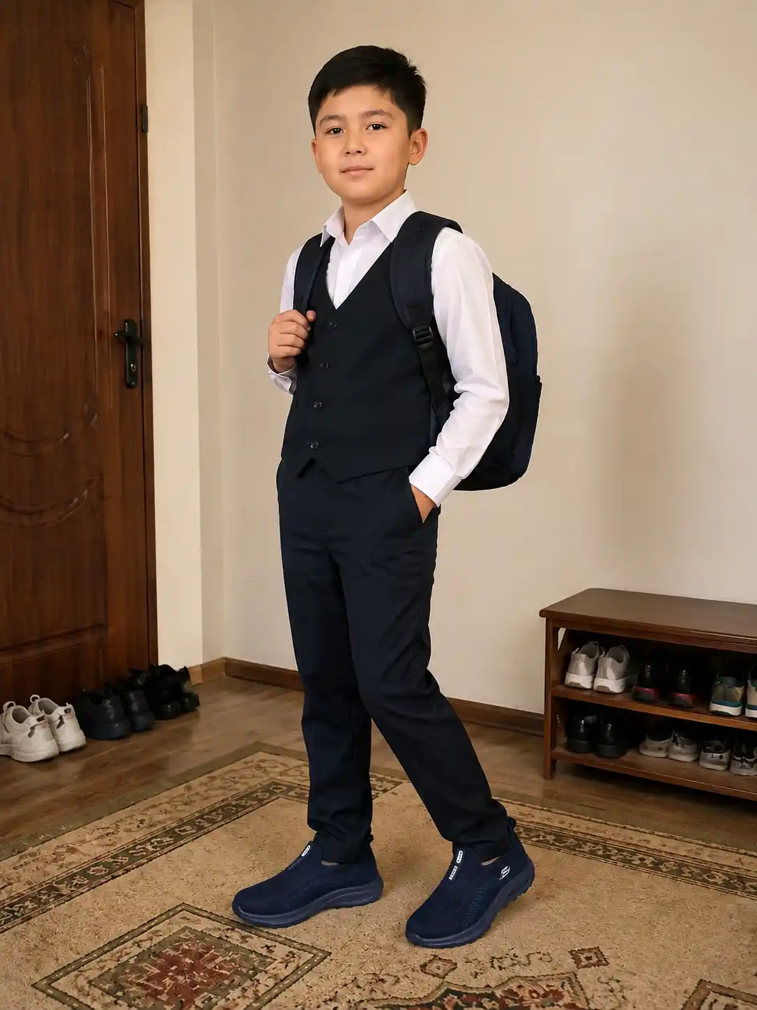 Kuzgi mavsum uchun slipon,  maktab uchun mos, yengil, nafas oluvchi, qulay poyabzal
