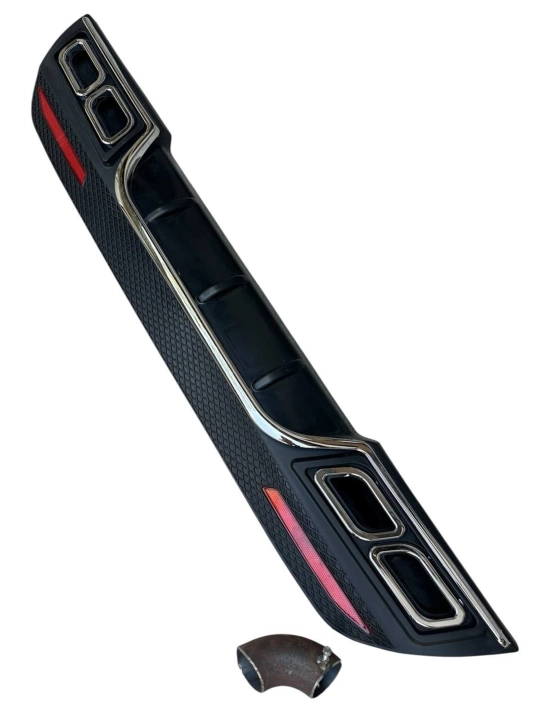 Tracker 2, Lacetti, Nexia 3, Spark, Chevrolet uchun bamper qoplamasi (yubka) Yaltiroq pardoz
