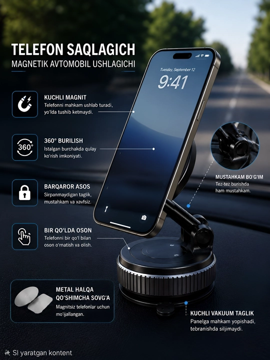 Maginitli telefon saqlagichlar - 