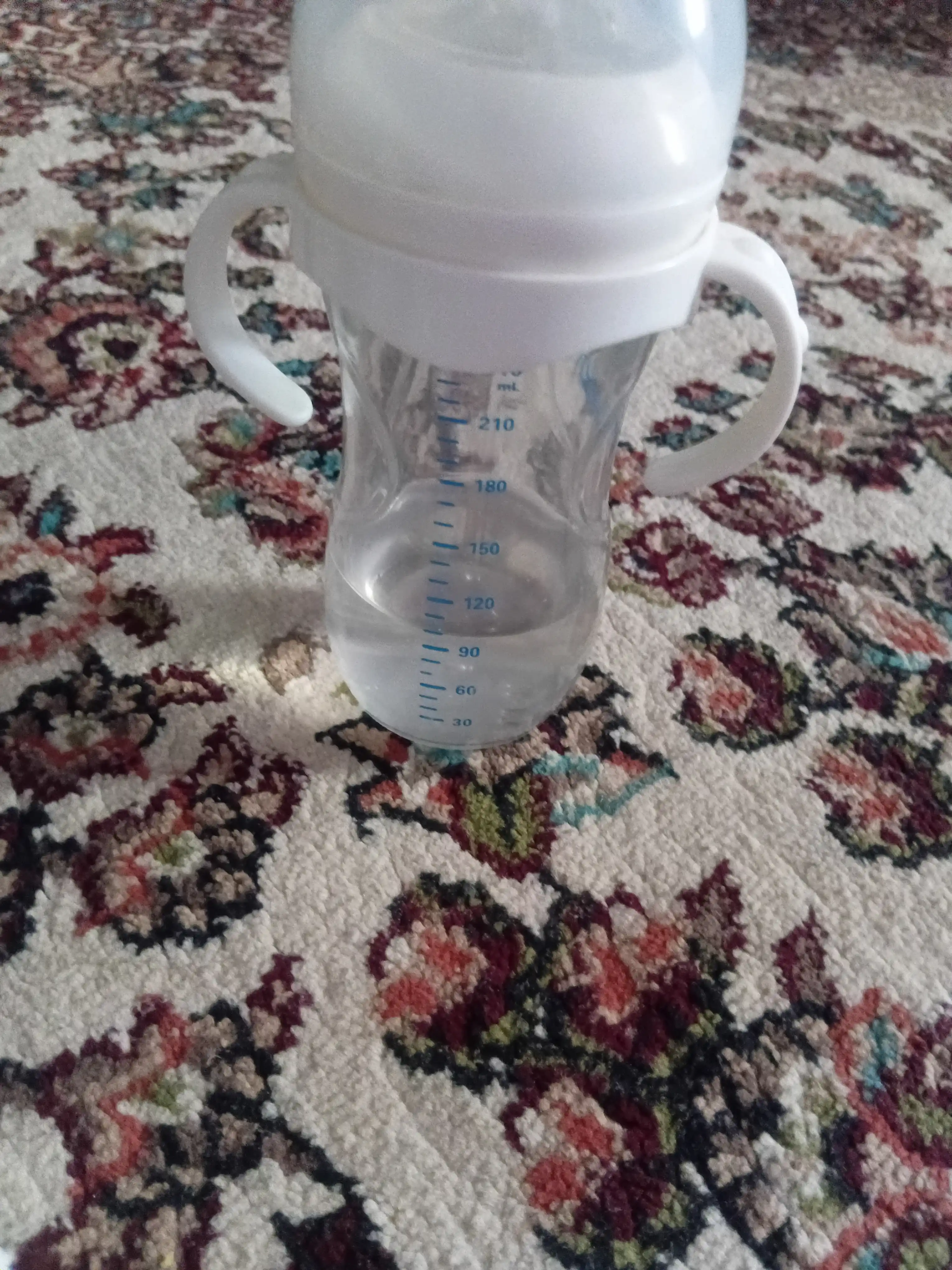 Bolalar oziqlantirish uchun shisha, tutqich bilan, 240, 120 ml