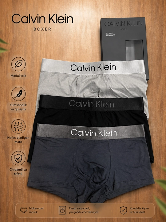 Мужские трусы Calvin Klein, 1 и 3 штуки в наборе - 
