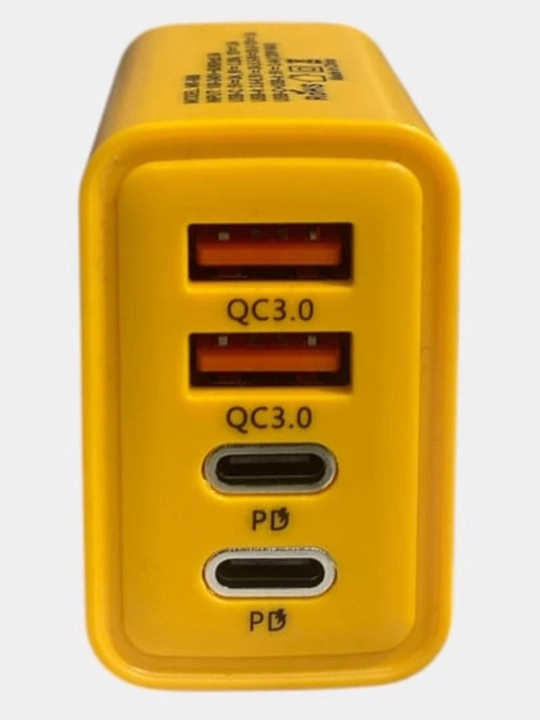 4 portli, PD, QC3.0 va GaN texnologiyasiga ega 120 Vt quvvatli tezkor quvvatlash qurilmasi