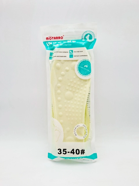 MOTARRO massajli stelka oyoq kiyimga 2,5 sm poshna balandligi, 35–40 o'lcham, Insoles