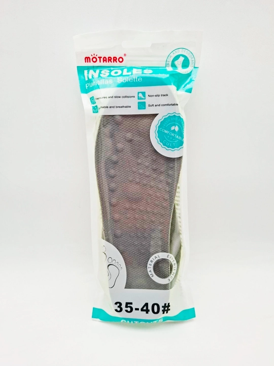 MOTARRO massajli stelka oyoq kiyimga 2,5 sm poshna balandligi, 35–40 o'lcham, Insoles