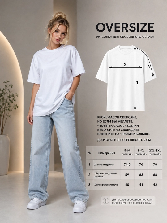Ayollar oversayz futbolkasi, laykrali