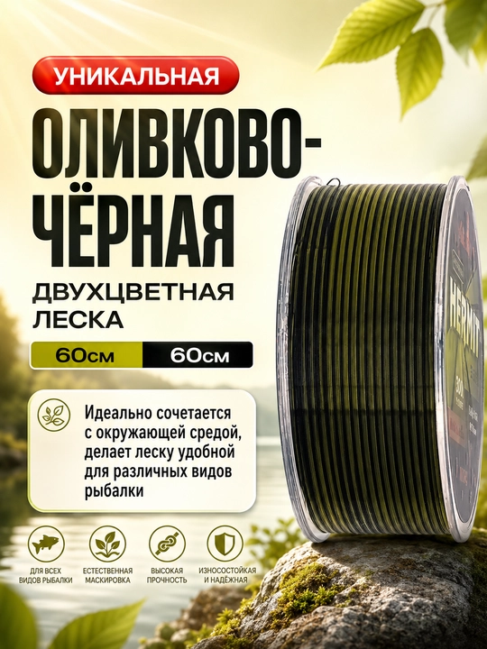 Baliq ovlash uchun monofilament leskalar — mustahkam va chidamli baliqchilik ipi