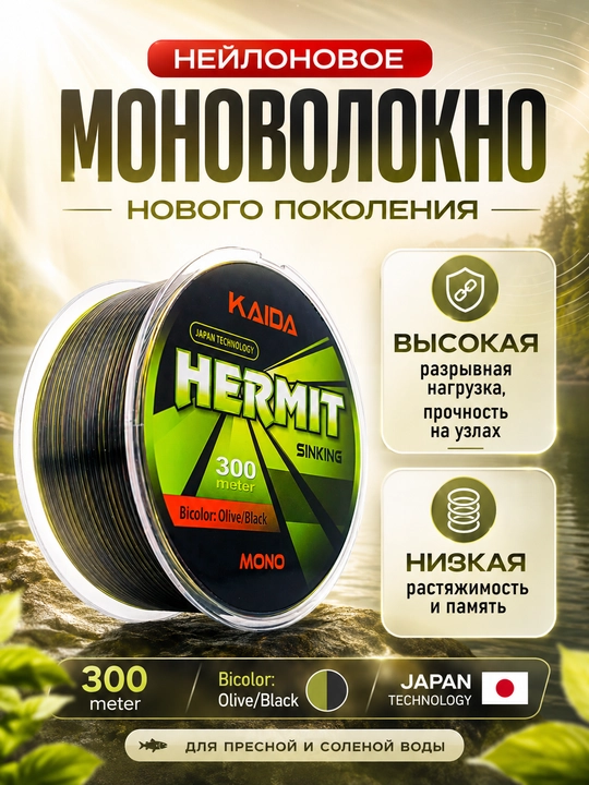 Baliq ovlash uchun monofilament leskalar — mustahkam va chidamli baliqchilik ipi