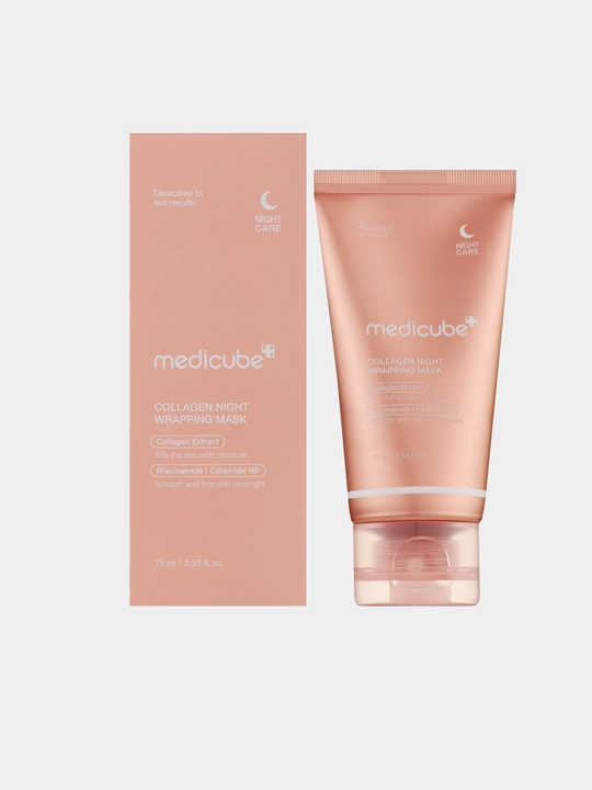 Medicube Collagen Night Wrapping Mask tungi kollagen plyonka niqobi, 75 ml