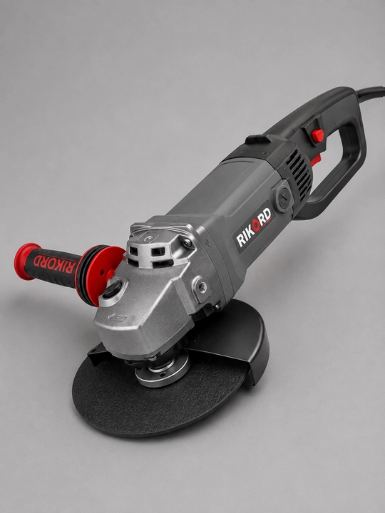 Bolgarka, RIKORD Professional burchak silliqlash mashinasi, 180 mm, USHM - 