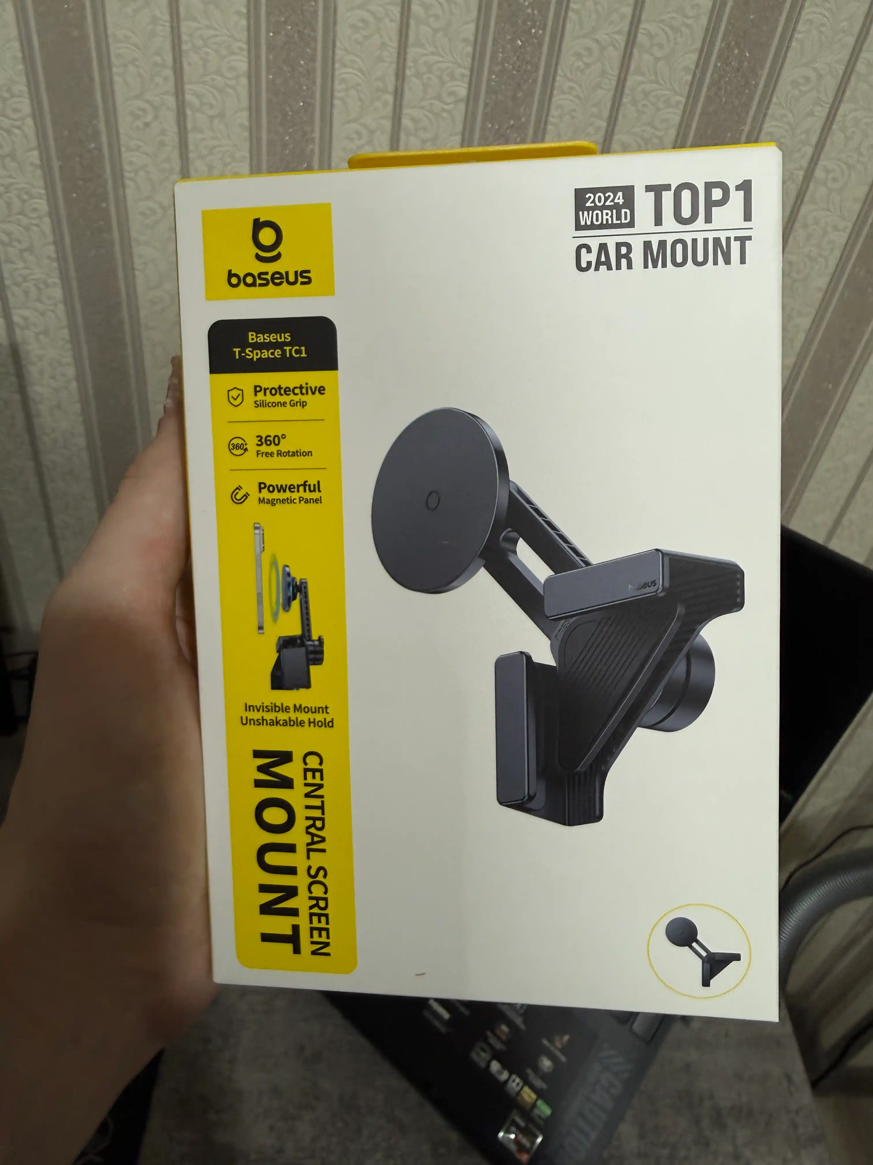 Telefon va planshet uchun avtomobil ushlagichi  Baseus T-Space TC1, magnitli