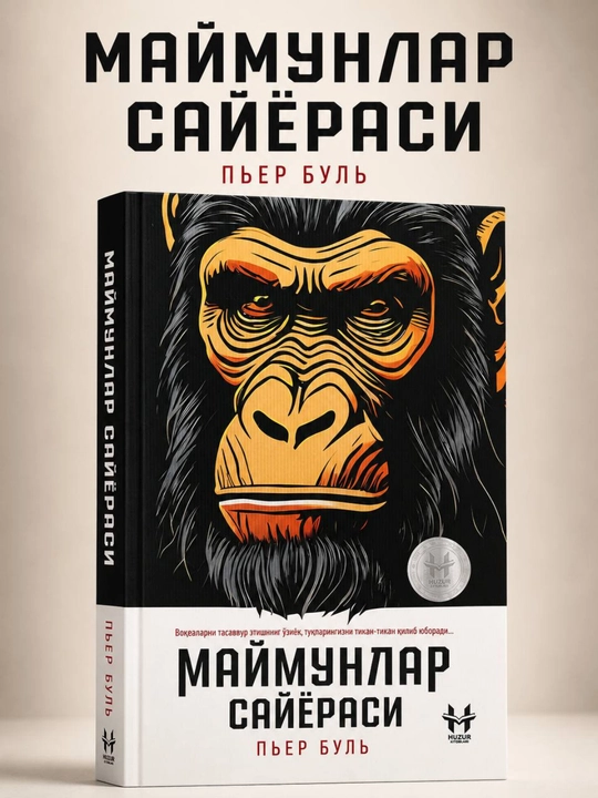 Планета обезьян — Пьер Буль на узбекском языке - 