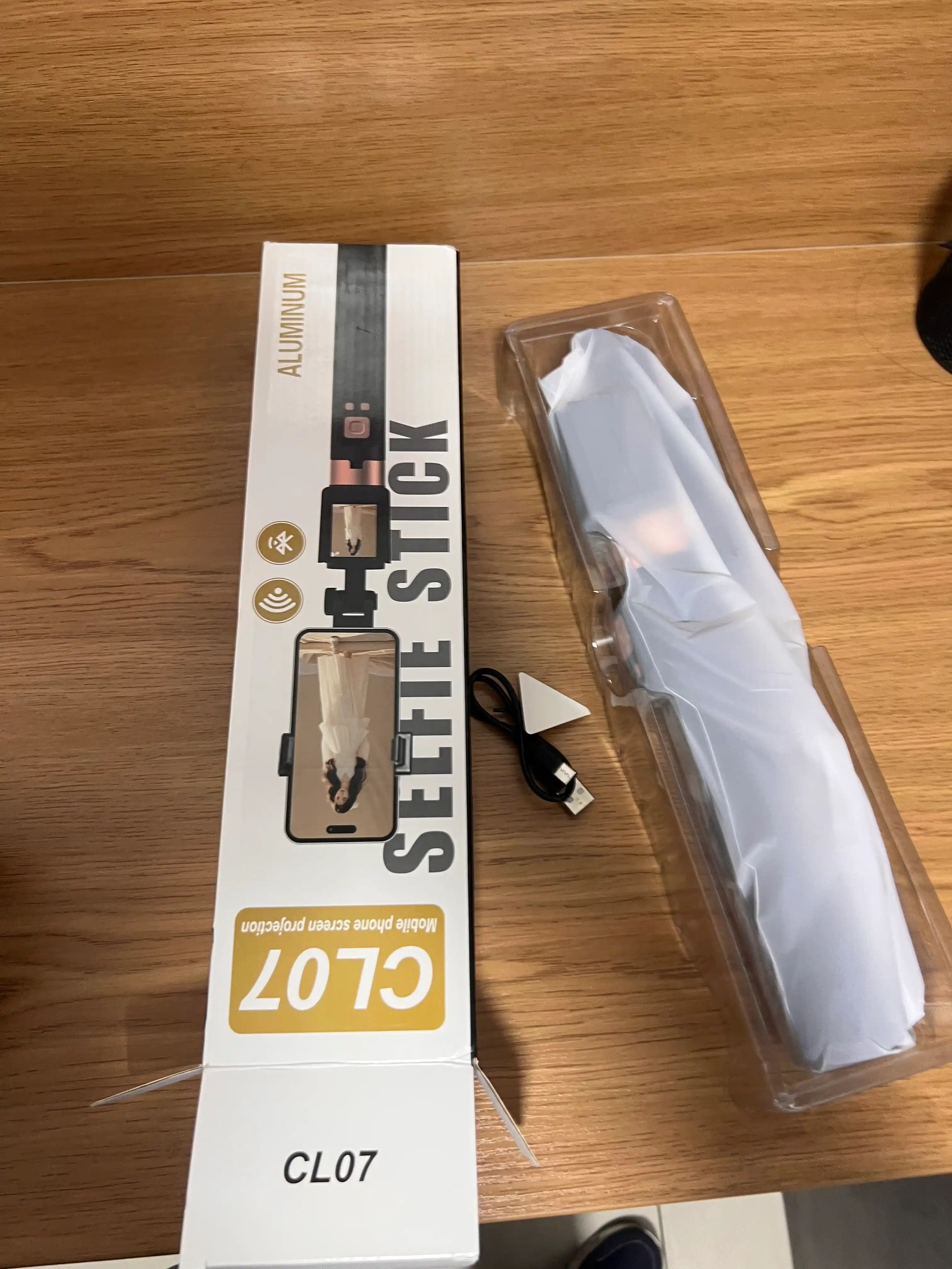 CL07 Smart Selfie Stick штатив-монопод с Bluetooth-пультом, подставка для телефона