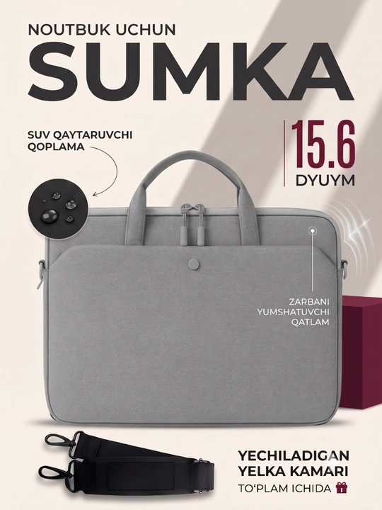 Erkaklar va ayollar uchun sumka, noutbuk, universitet talabalari va maktab uchun mos