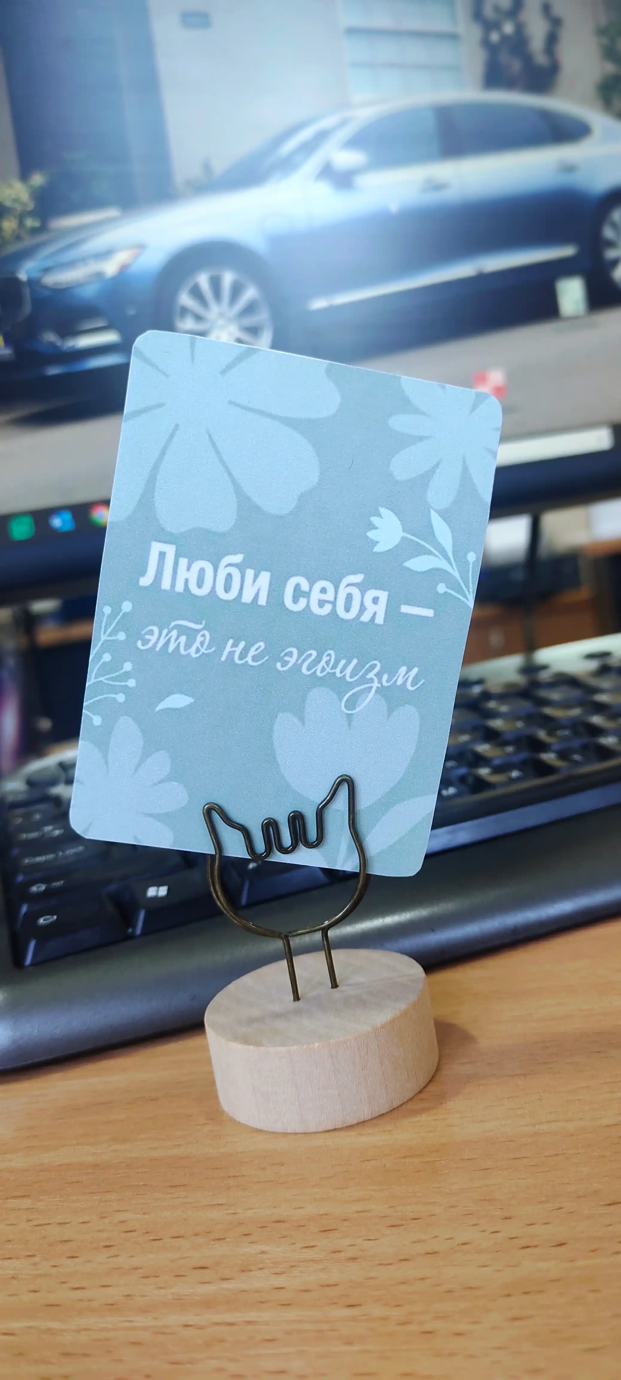Держатель для фото и открыток, декоративный, настольный,  случайный дизайн 1 штук