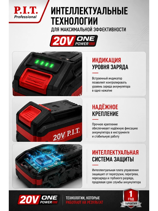 Аккумулятор OnePower P.I.T. PH20-4.0
