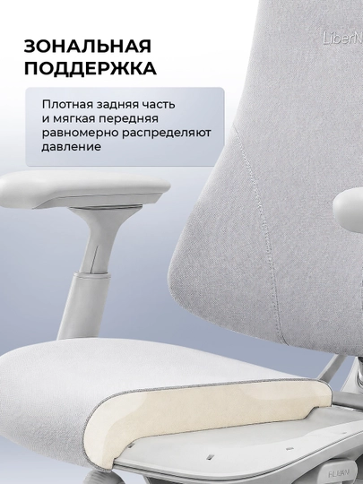 Офисное кресло эргономичное LiberNovo Maxis Electric / массаж спины / 4D-подлокотник