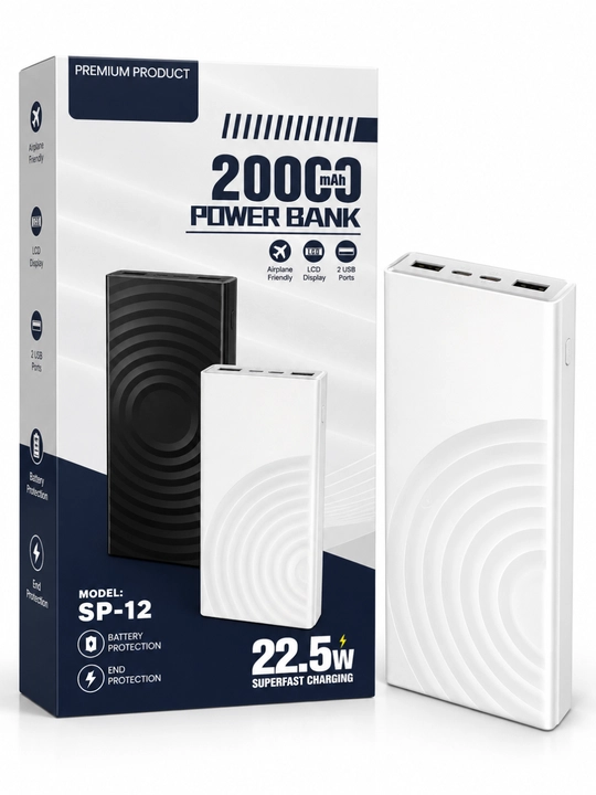 Power Bank 10000/20000/30000mAh 22.5W быстрая зарядка LED дисплей USB порты