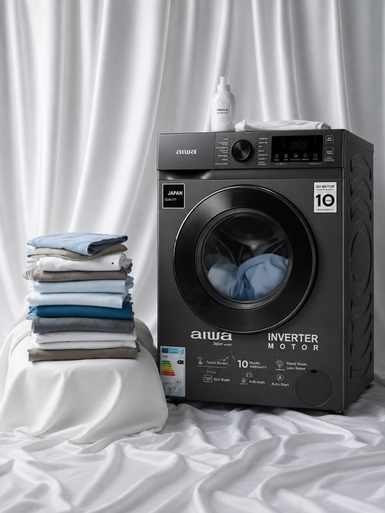 AIWA Inverter kir yuvish mashinasi, 8 kg, 1200 rpm