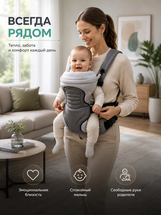 Kenguru sumka ergonomik chaqaloq tashish ryukzagi yangi tug‘ilgan chaqaloqlar uchun