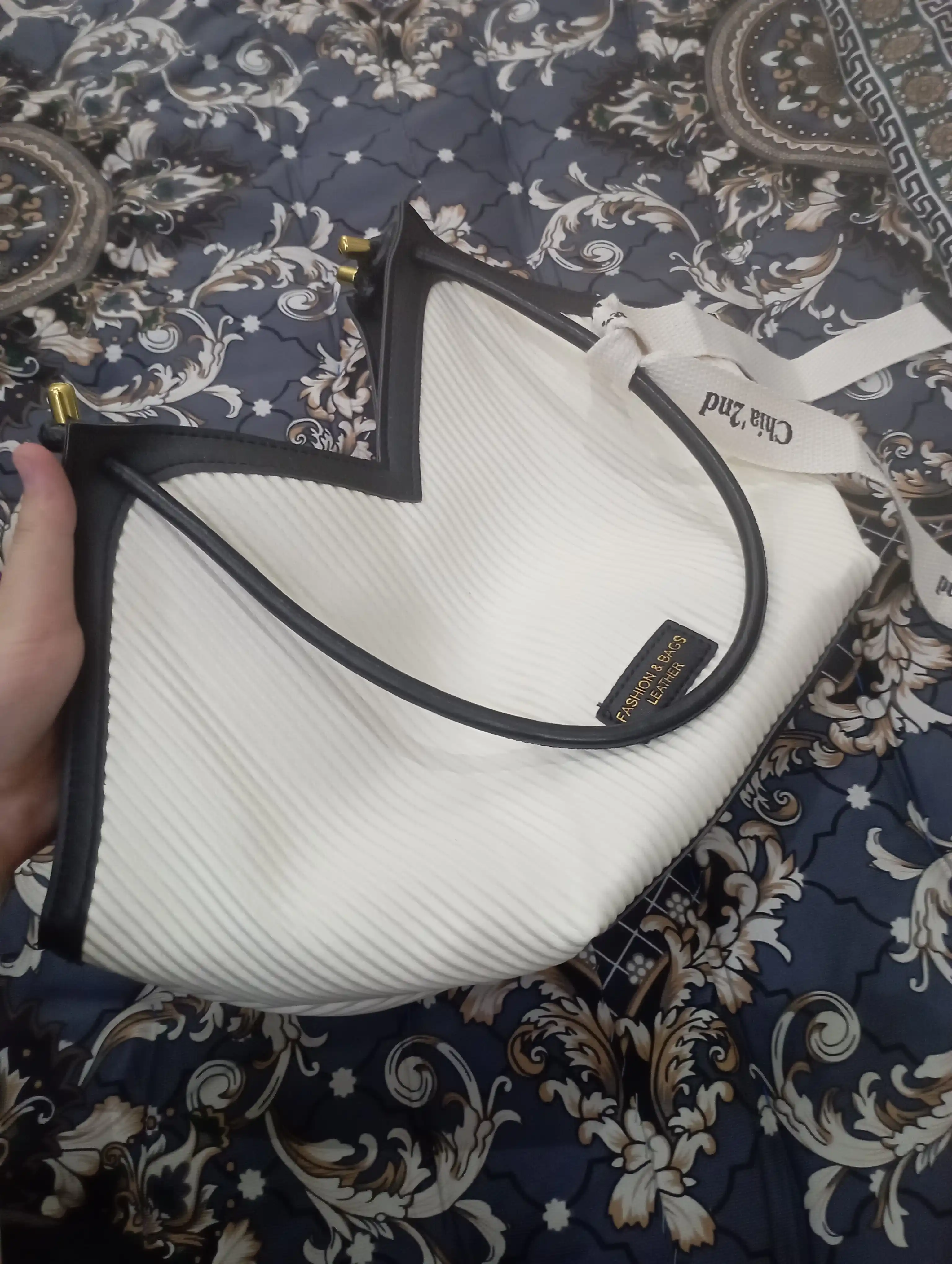 Ayollar sumkasi, shopper, yelkaga, eko-charmdan tout