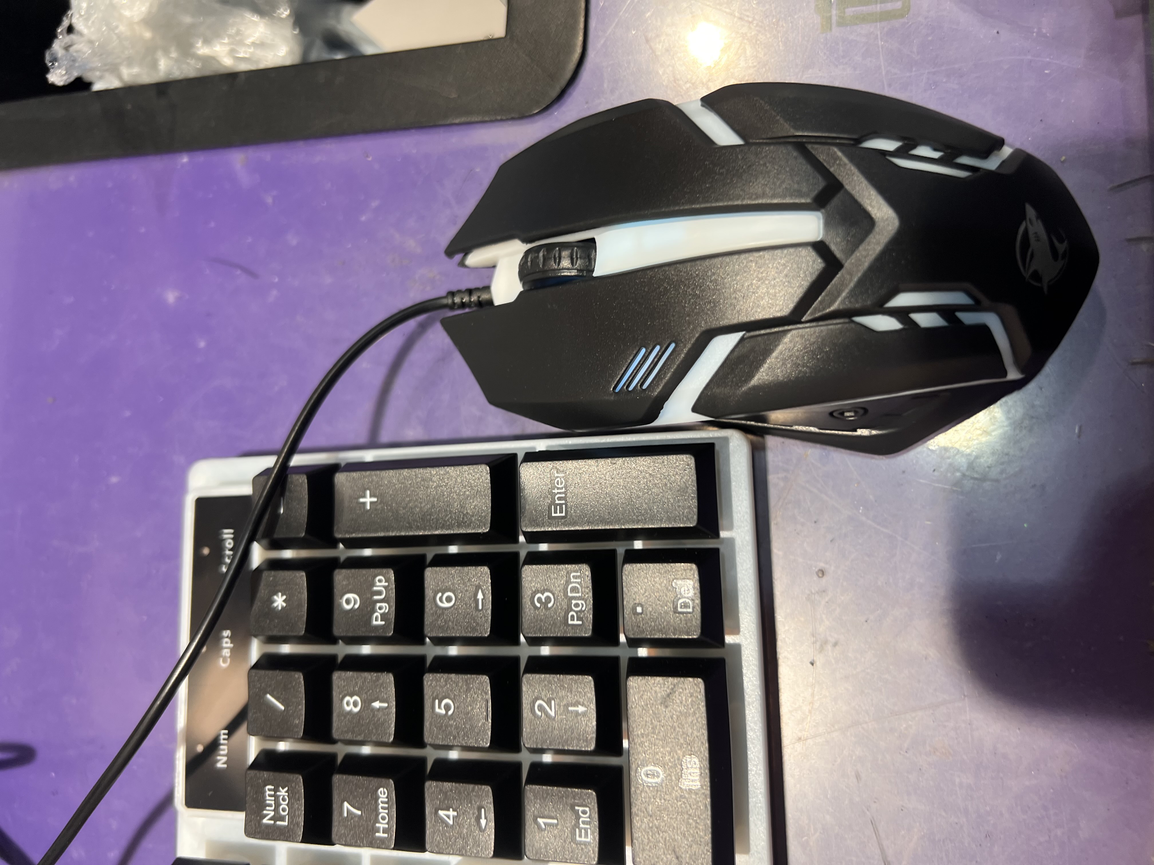 L-SHARK T350 gaming klaviatura va sichqoncha to‘plami, RGB yoritgichli, USB