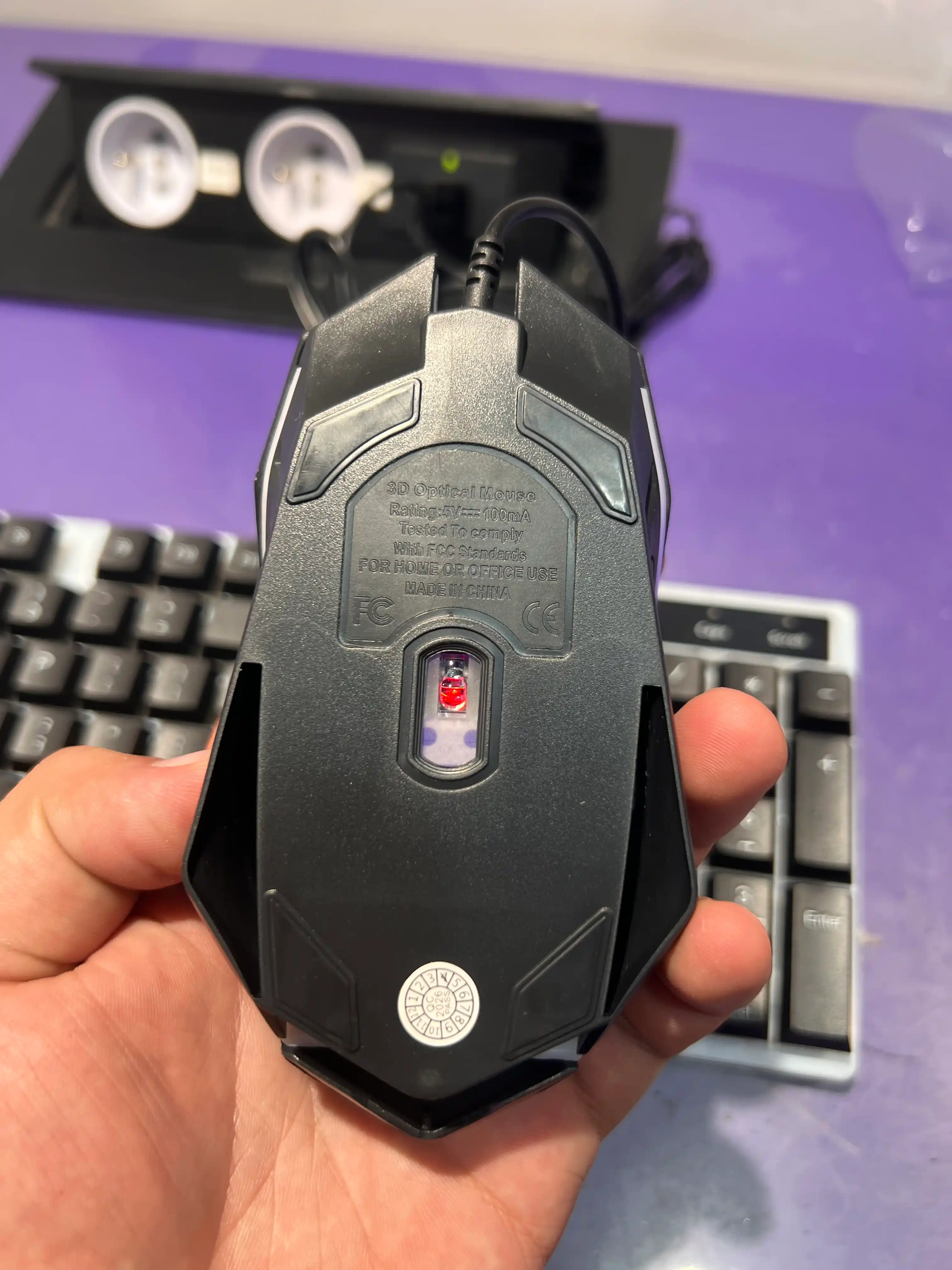 L-SHARK T350 gaming klaviatura va sichqoncha to‘plami, RGB yoritgichli, USB