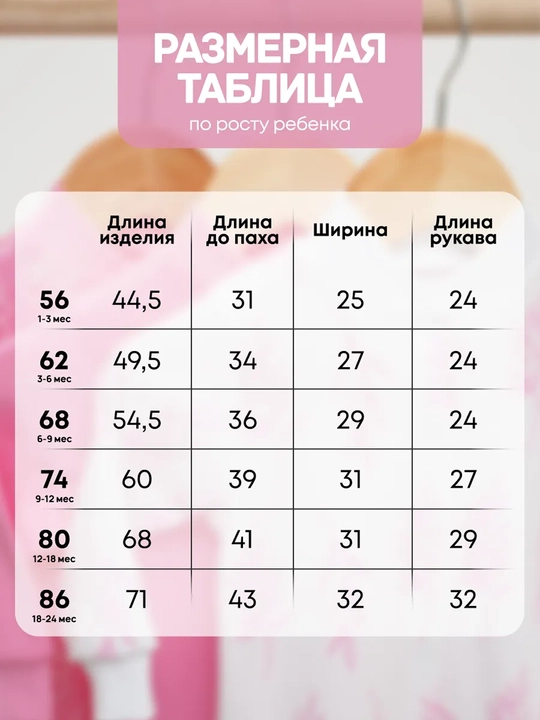 Слип комбинезон для новорожденных, комплект  3 шт  хлопок  гипоаллергенный