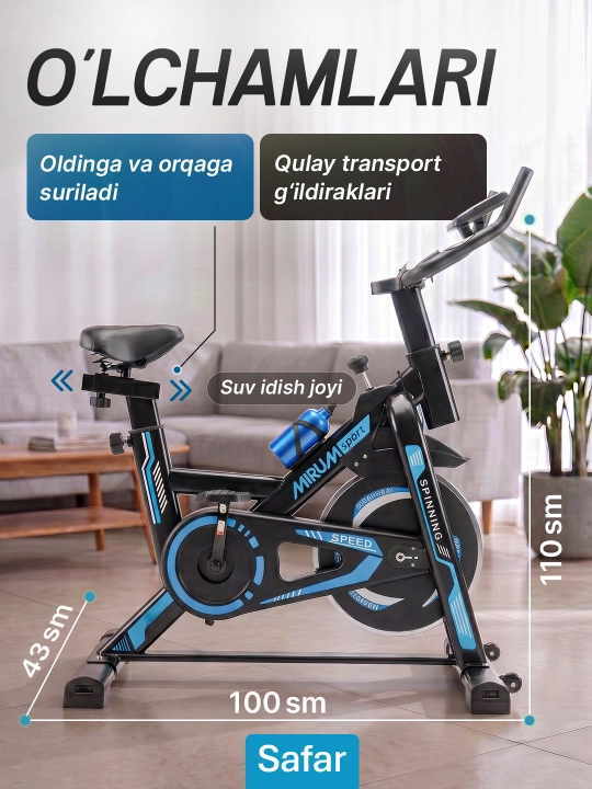 Velotrenajyor, uyda sport bilan shug‘ullanish uchun