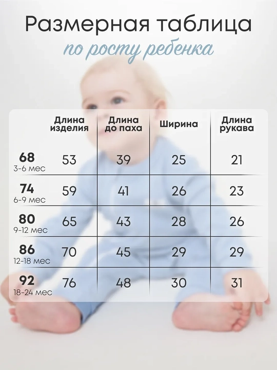 Слип комбинезон для новорожденных на молнии  хлопковый  Супер Пупс  комплект 3 шт
