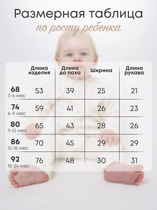Слип комбинезон для новорожденных на молнии  хлопковый  Супер Пупс  комплект 3 шт