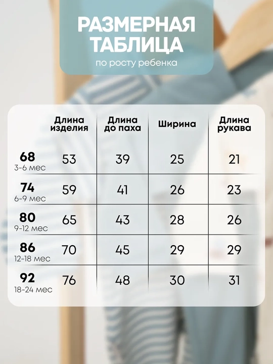 Слип комбинезон для новорожденных на молнии  хлопковый  Супер Пупс  комплект 3 шт