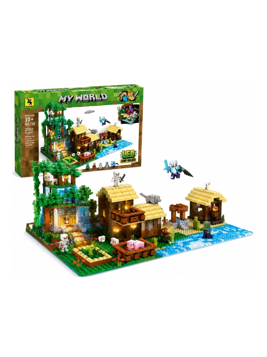 Minecraft konstruktor, minecraft bloklari, qurilish o'yini, qurilish bloklari, my world - 
