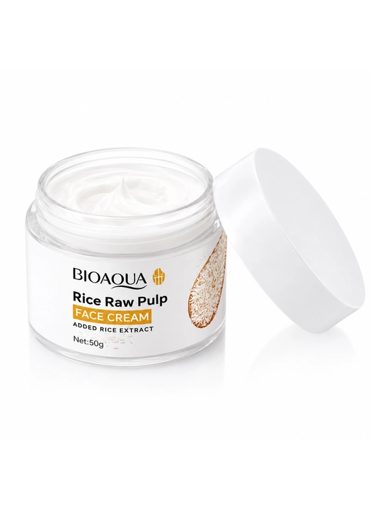 Крем для лица BIOAQUA Rice Raw Pulp с рисовым экстрактом, увлажняющий, 50 г