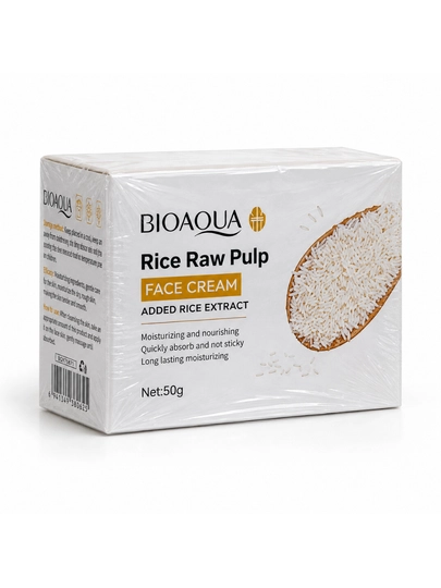 Крем для лица BIOAQUA Rice Raw Pulp с рисовым экстрактом, увлажняющий, 50 г
