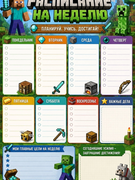 Dars jadvali maktab uchun (planner)