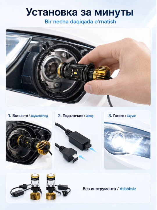 LED лампы для автомобильных фар, Zimmer