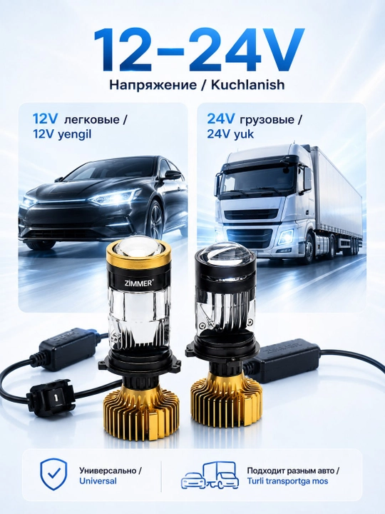 LED лампы для автомобильных фар, Zimmer