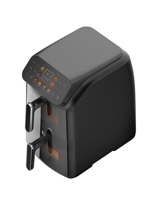 Аэрогриль 10 в 1 с двумя чашами BQ AF1111S 11л, 2500Вт, 8программ, Технология 360° Dual Cyclone