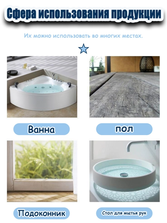 Многофункциональная щётка с ручкой для одежды, пола и ванной комнаты